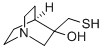 1-Azabicyclo[2.2.2]octan-3-ol,3-(mercaptomethyl)-