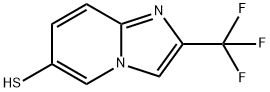 IMidazo[1,2-a]pyridine-6-thiol, 2-(trifluoroMethyl)- Structural