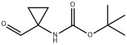 TERT-BUTYL (1-FORMYLCYCLOPROPYL)CARBAMATE Structural