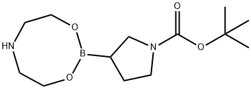 1-(TERT-BUTOXYCARBONYL)PYRROLIDINE-3-BORONIC ACID DIETHANOLAMINE ESTER