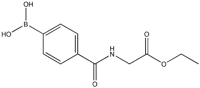 Ethyl(4-boronobenzoylaMino)acetate Structural