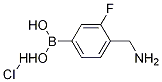 4-(Aminomethyl)-3-fluorophenylboronic acid, HCl