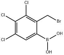 2-(Bromomethyl)-3,4,5-trichlorophenylboronic acid