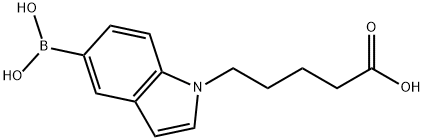 5-(5-Borono-1H-indol-1-yl)pentanoic acid