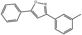 Isoxazole, 3-(3-Methylphenyl)-5-phenyl- Structural