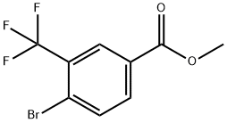 Methyl 4-Bromo-3-(Trifluoromethyl)benzoate Structural