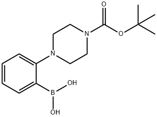 2-[4-(N-Boc)piperazin-1-yl]phenylboronic acid pinacol ester Structural