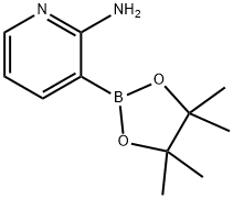 2-AMINOPYRIDINE-3-BORONIC ACID, PINACOL ESTER Structural