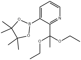 2-(1,1-Diethoxyethyl)pyridine-3-boronic acid pinacol ester