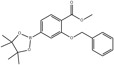 3-Benzyloxy-4-methoxycarbonylphenylboronic acid, pinacol ester