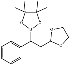 2-(1,3-Dioxolan-2-yl)-1-phenylethylboronic acid pinacol ester