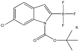 Potassium 1-Boc-6-chloroindole-2-trifluoroborate