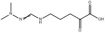 5-[[(DiMethylaMino)iMinoMethyl]aMino]-2-oxopentanoic Acid Structural