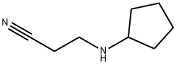 3-(CYCLOPENTYLAMINO)PROPIONITRILE Structural