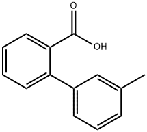 3'-METHYL[1,1'-BIPHENYL]-2-CARBOXYLIC ACID Structural