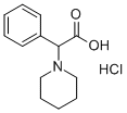 PHENYL-PIPERIDIN-1-YL-ACETIC ACID HYDROCHLORIDE Structural