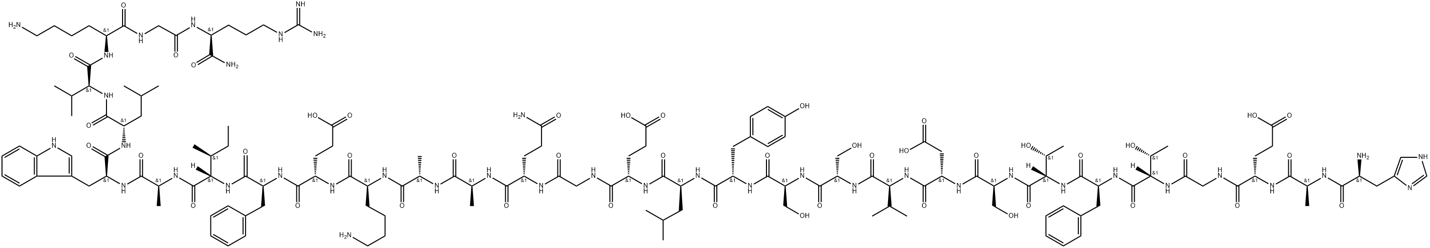 GLUCAGON-LIKE PEPTIDE I FRAGMENT 7-36 AMIDE HUMAN Structural