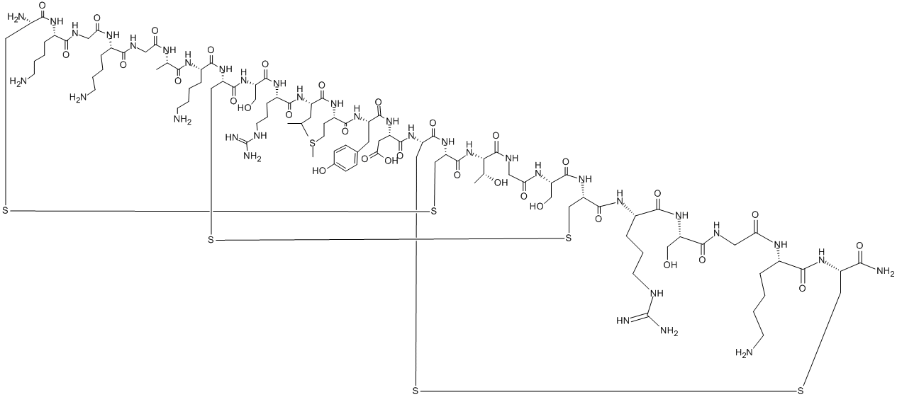 Ziconotide Polyacetate Structural