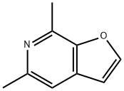 Furo[2,3-c]pyridine, 5,7-dimethyl- (9CI) Structural
