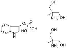 3-INDOXYL PHOSPHATE, BIS(2-AMINO-2-METHYL-1,3-PROPANEDIOL) SALT Structural