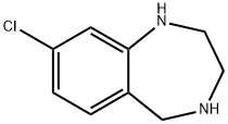 7-CHLORO-2,3,4,5-TETRAHYDRO-1H-BENZO[E][1,4]DIAZEPINE
 Structural