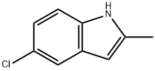 5-CHLORO-2-METHYLINDOLE Structural