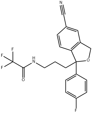 N-TRIFLUOROACETODIDEMETHYLCITALOPRAM Structural