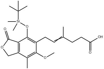 4'-TERT-BUTYLDIMETHYLSILYLMYCOPHENOLIC ACID Structural