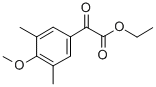 ETHYL 4-METHOXY-3,5-DIMETHYLBENZOYLFORMATE Structural