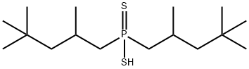 BIS(2,4,4-TRIMETHYLPENTYL)DITHIOPHOSPHINIC ACID Structural