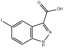 5-IODO-1H-INDAZOLE-3-CARBOXYLIC ACID Structural