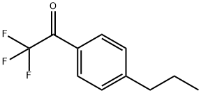 Ethanone, 2,2,2-trifluoro-1-(4-propylphenyl)- (9CI) Structural