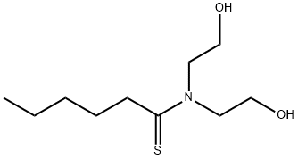Hexanethioamide,  N,N-bis(2-hydroxyethyl)- Structural