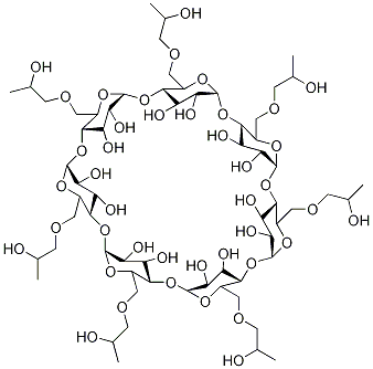 6A,6B,6C,6D,6E,6F,6G-Heptakis-O-(2-hydroxypropyl)-β-cyclodextrin