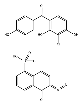 2,3,4,4'-Tetrahydroxybenzophenone 1,2-naphthoquinonediazido-5-sulfonate Structural