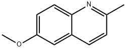 6-Methoxyquinaldine Structural