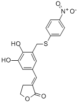 2(3H)-Furanone, dihydro-3-((3,4-dihydroxy-5-(((4-nitrophenyl)thio)meth yl)phenyl)methylene)-