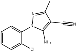 5-Amino-1-(2-chlorophenyl)-3-methyl-1H-pyrazole-4-carbonitrile