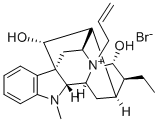 (17R,21-alpha)-17,21-Dihydroxy-4-(2-propenyl)ajmalanium bromide Structural