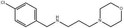 (4-CHLORO-BENZYL)-(3-MORPHOLIN-4-YL-PROPYL)-AMINE Structural