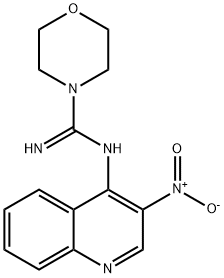 N1-(3-Nitroquinolin-4-yl)-4-morpholinecarboxamidine