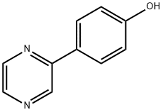 4-PYRAZIN-2-YLPHENOL Structural