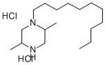 2,5-Dimethyl-1-undecylpiperazine dihydrochloride Structural