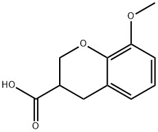 8-METHOXY-CHROMAN-3-CARBOXYLIC ACID Structural