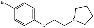 N-[2-(4-Bromophenoxy)ethyl]pyrrolidine Structural