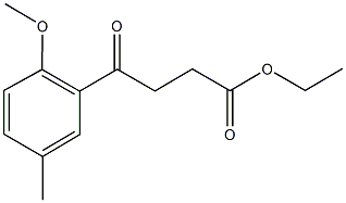 ETHYL 4-(2-METHOXY-5-METHYLPHENYL)-4-OXOBUTANOATE