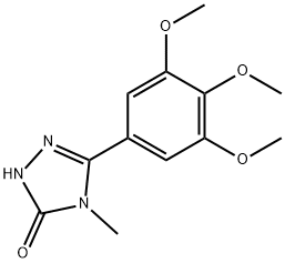 2,4-Dihydro-4-methyl-5-(3,4,5-trimethoxyphenyl)-3H-1,2,4-triazol-3-one