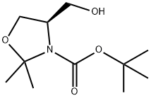 (R)-4-HYDROXYMETHYL-2,2-DIMETHYL-OXAZOLIDINE-3-CARBOXYLIC ACID TERT-BUTYL ESTER Structural