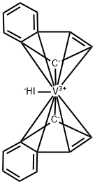 IODOBIS(INDENYL)VANADIUM(III) Structural