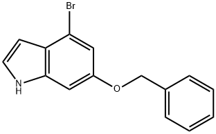 1H-Indole, 4-broMo-6-(phenylMethoxy)- Structural